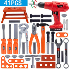 Kids' Simulated Tool Set Screwdriver Repair Tools Construction Studio Gift