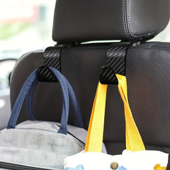 4pcs Car Seat Headrest Hook Storage Hanger Back Seat Organizer