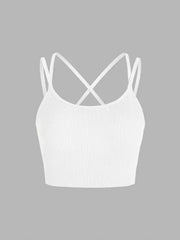 Criss Cross Bodysuits Cami Top