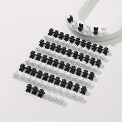 100pcs Mini Rabbit Head Hair Claw Hair Clip Accessories