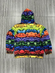 Boy's 3D Building Blocks Print Hoodie - Casual Hooded Sweatshirt