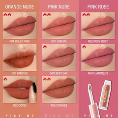 Pinkflash 18 Matte Lipstick Long-Lasting Waterproof Lip Glaze