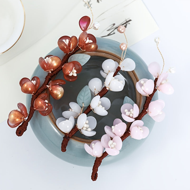 Vintage Flower Hairpin Antique Hairpin Vintage Cheongsam Hair Accessories