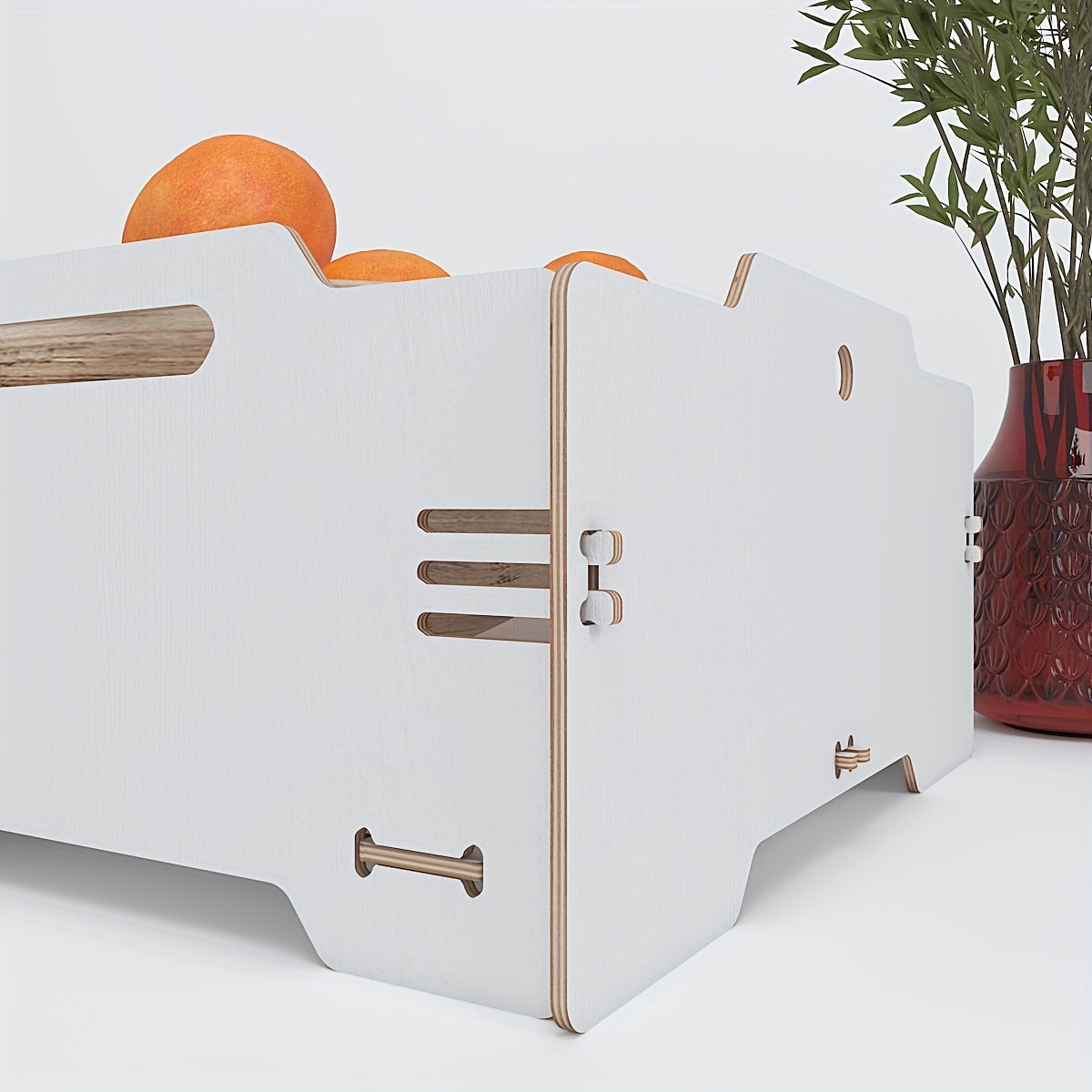 Minimalist Wooden Storage Box for Home Decor