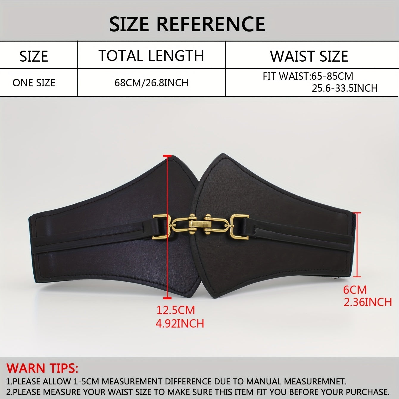 Vintage Wide Belt Elastic Cinch Women Waist Belt