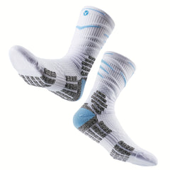 Veidoorn Basketball Socks Towel Bottom Compression Anti Slip Sweat Absorbing