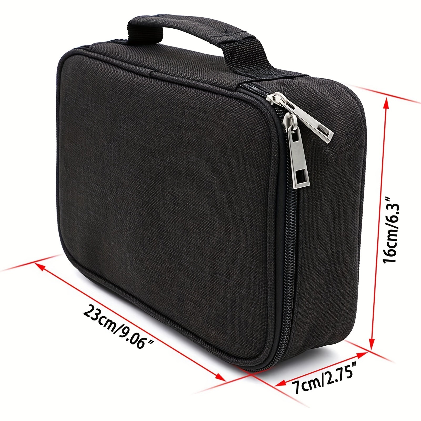 High Capacity Zipper Pencil Case 72 Slots Portable Pencil Bags
