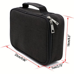 High Capacity Zipper Pencil Case 72 Slots Portable Pencil Bags