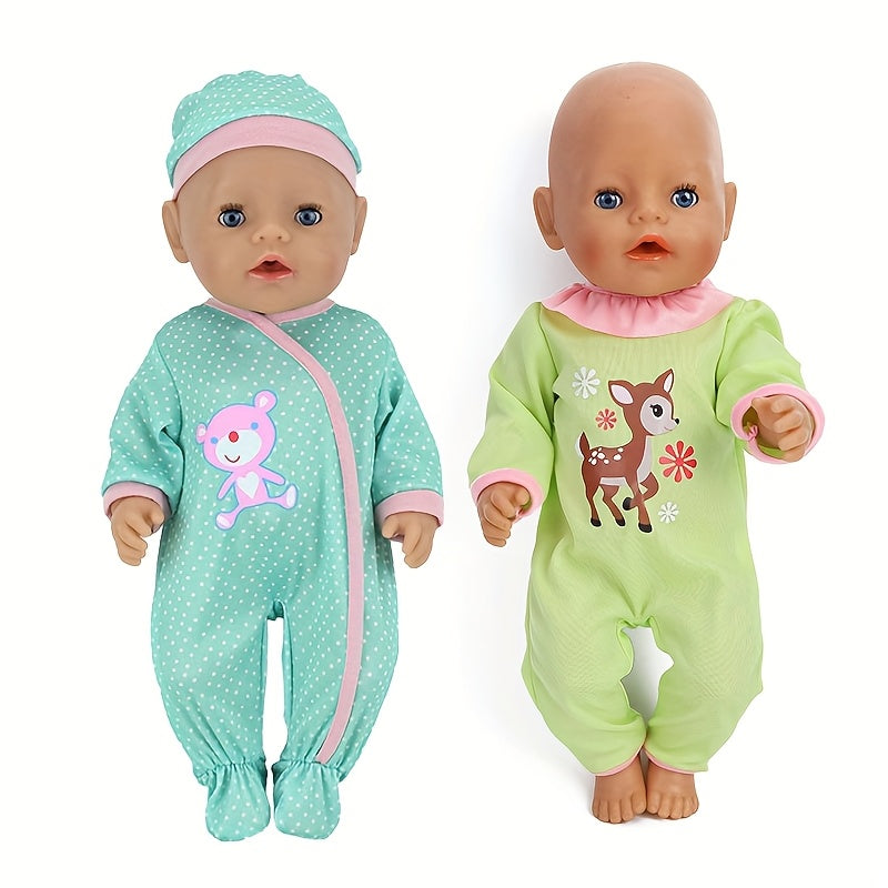 Green Doll Clothes Set for 18 Inch Dolls Playset