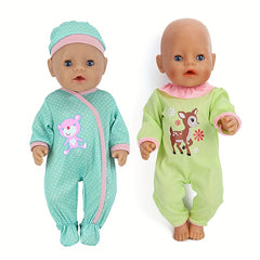 Green Doll Clothes Set for 18 Inch Dolls Playset