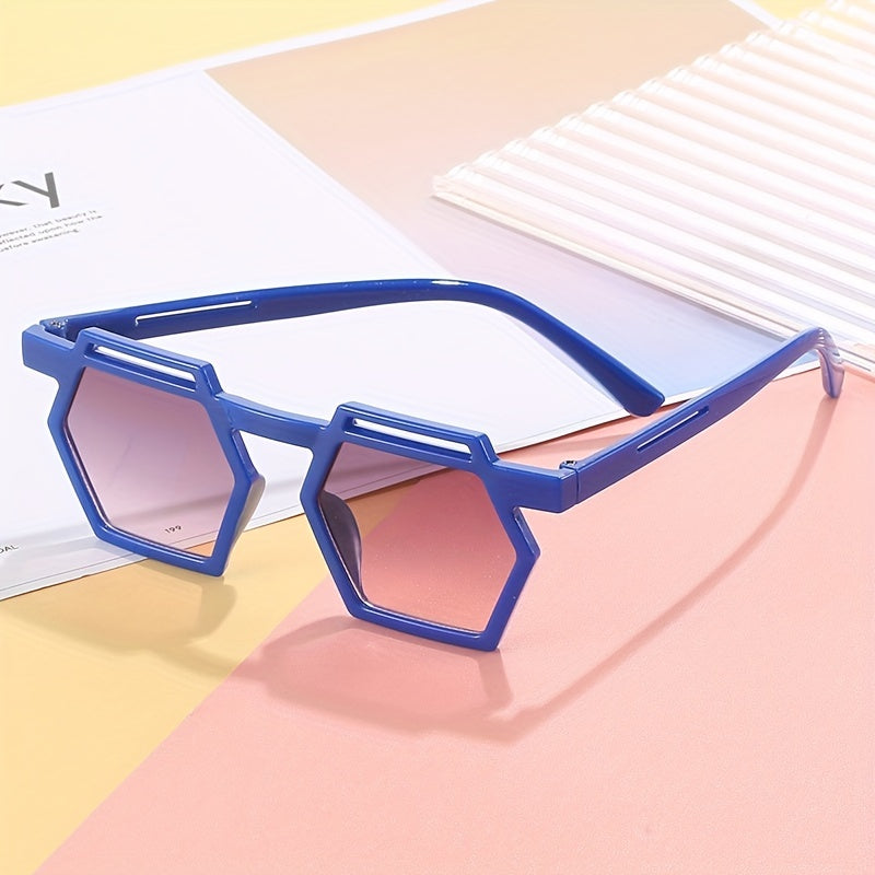 Polygonal Kids Sunglasses UV Resistant