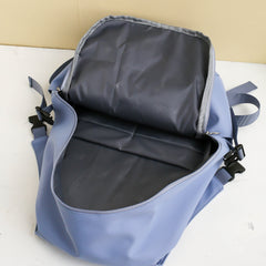Casual Large Capacity Backpack with Bear Pendant Preppy Travel Bag