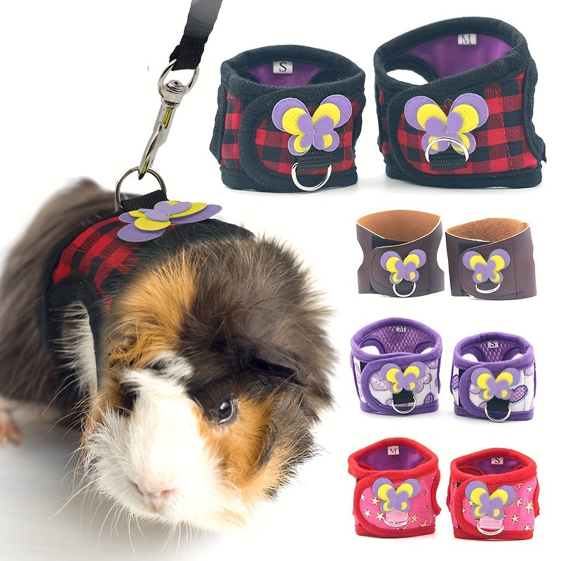 Adjustable Harness & Leash Set for Small Pets