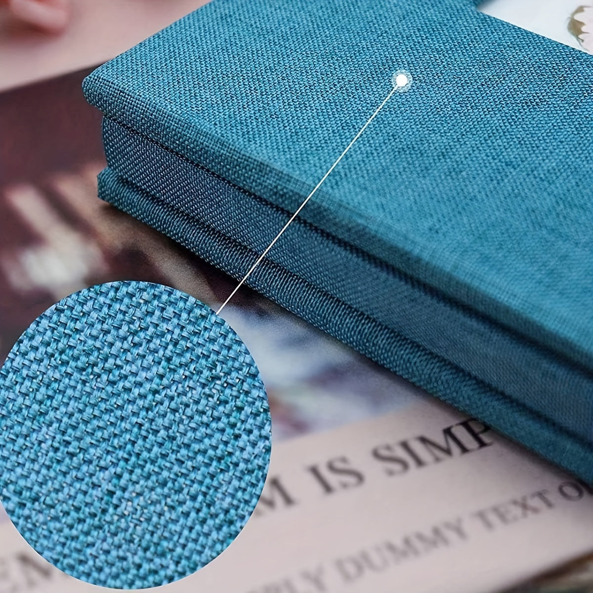 Children's Self-Adhesive Photo Album with Ink Pad and Pen