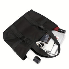 Men's Solid Casual Tote Bag