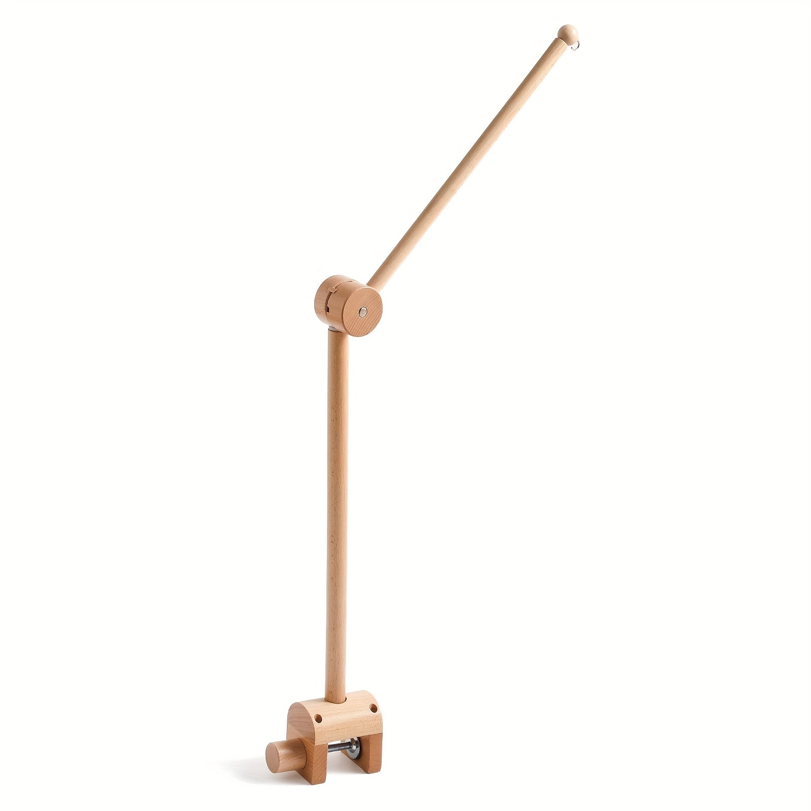 Adjustable Wooden Bedside Bell Bracket Arched Home Decor Accessory