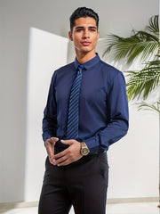 Men's Non Iron Shirt Top Long Sleeve Solid Business