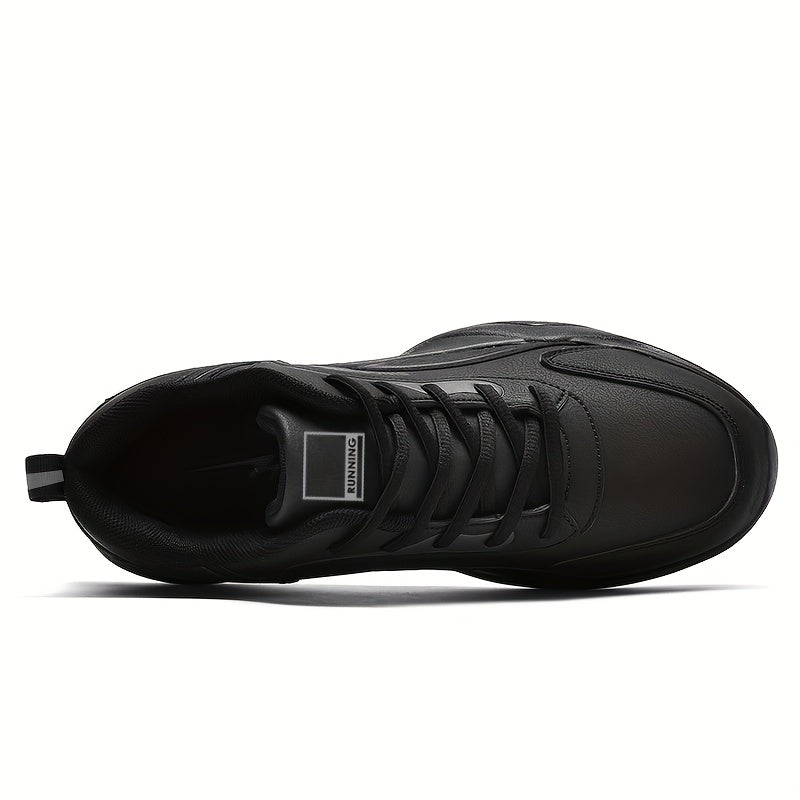 Men's Block Letter Print Chunky Sneakers