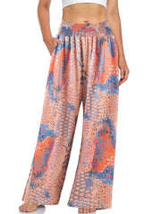  Tie Dye Wide Leg Pants w/ Pockets