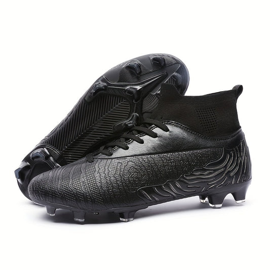 Non Slip Soccer Cleats Lightweight Training High Top Athletic Sneakers