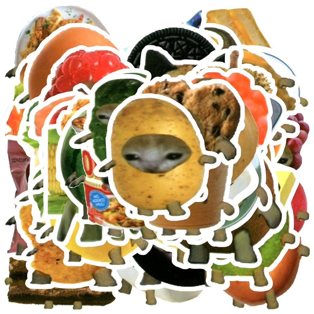 69 Funny Cat Stickers, Assorted Colors & Designs