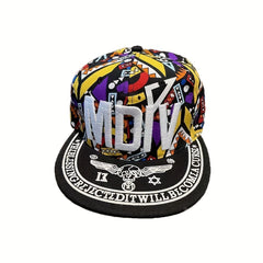 MDIV Graffiti Print Snapback Hat Adjustable Dad Cap