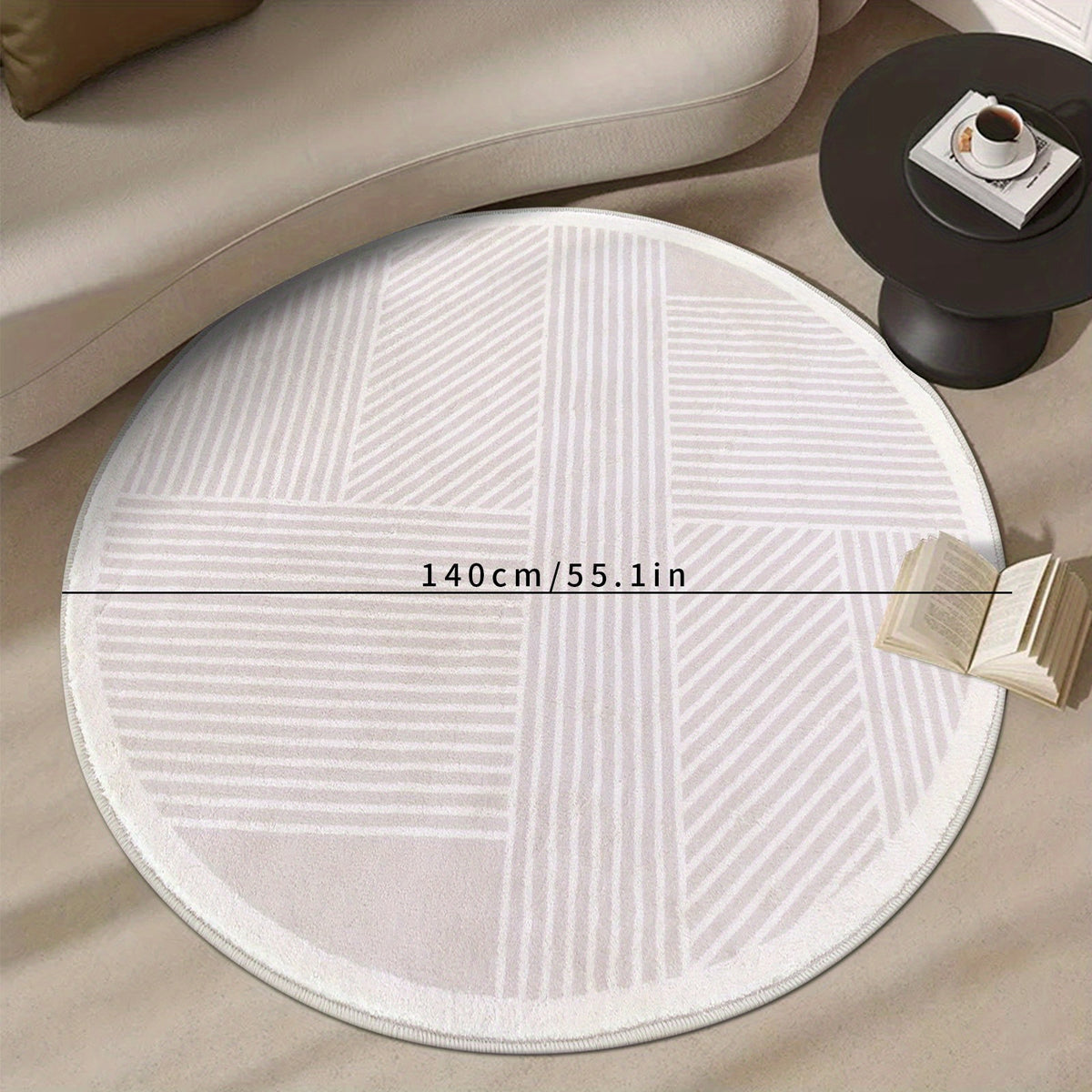 Non Slip Round Floor Carpet Mat for Home Decor