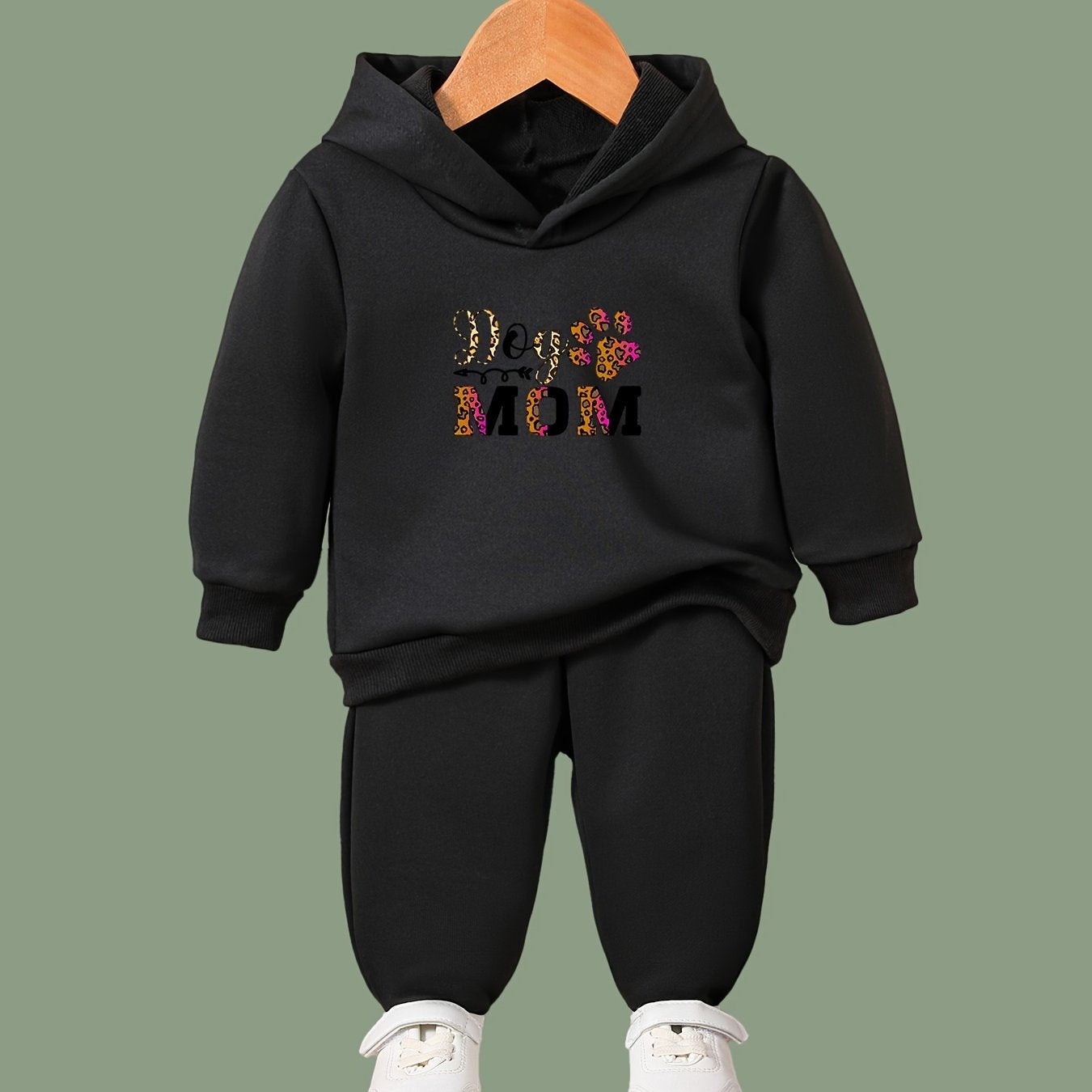 Dog's Paw Pattern Hooded Sweatshirt Girls Comfy Hoodies Pullover