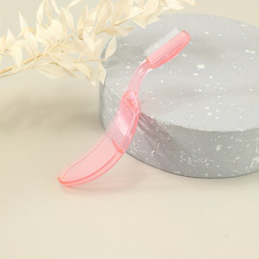 Metal Folding Eyelash Comb for Grooming Eyebrow & Eyelash