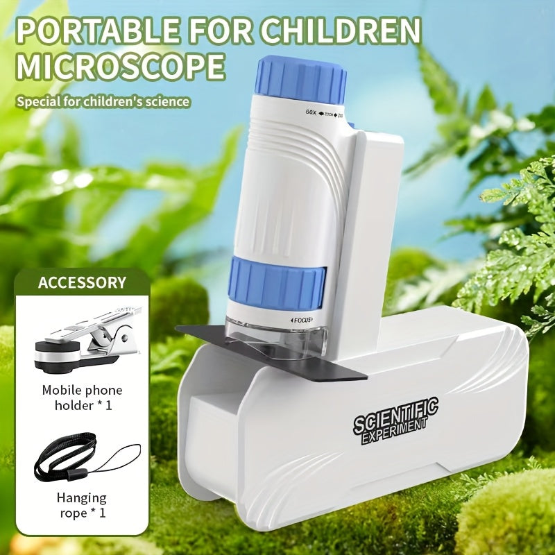 Kids Optical Microscope Learning Tool for Mite & Bacteria Observation