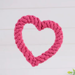 Dog Cotton Rope Chew Toy Teeth Cleaning Bite Training Toy