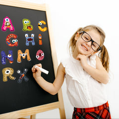 Colorful Magnetic Monster Letter Sticker Set