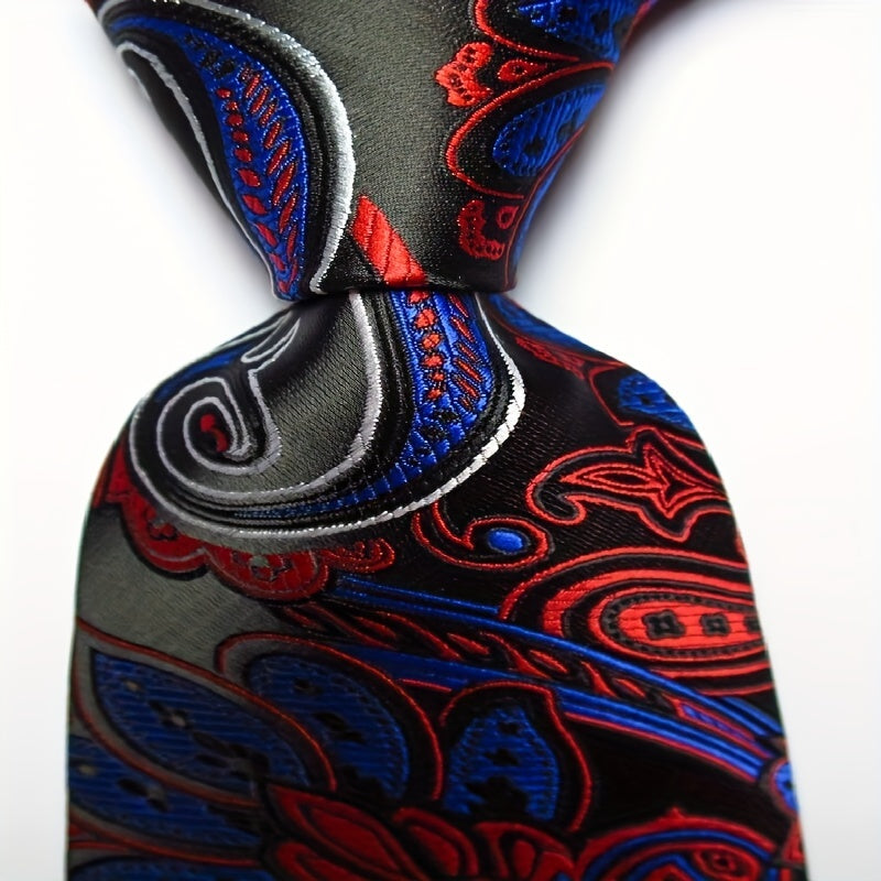 Men's Paisley Necktie Classic Printed Business Party Tie