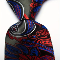 Men's Paisley Necktie Classic Printed Business Party Tie