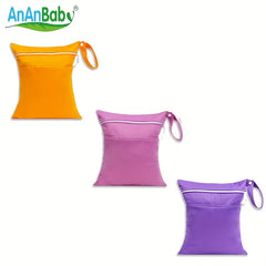Ananbaby Children's Solid Diaper Bag 30 Baby Outing Double Pocket Diaper Storage