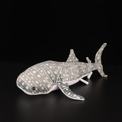 Realistic Grey Shark Plush Toy Soft Stuffed Animal Ocean Series Cuddly Gift