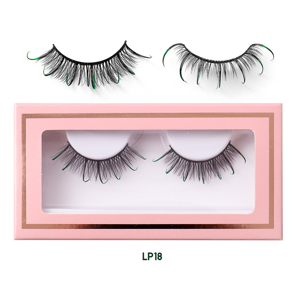 Halloween False Eyelashes Thick Curly Realistic Stage Makeup