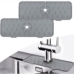 Silicone Sink Splash Drying Mat Faucet Drip Protector Sink Drain Mat