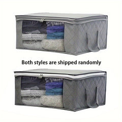 Foldable Clothes Storage Bag Organizer with Clear Window