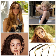 Thick Curly Hair Band Style Headdress Invisible Headband Fixed Hair Tools