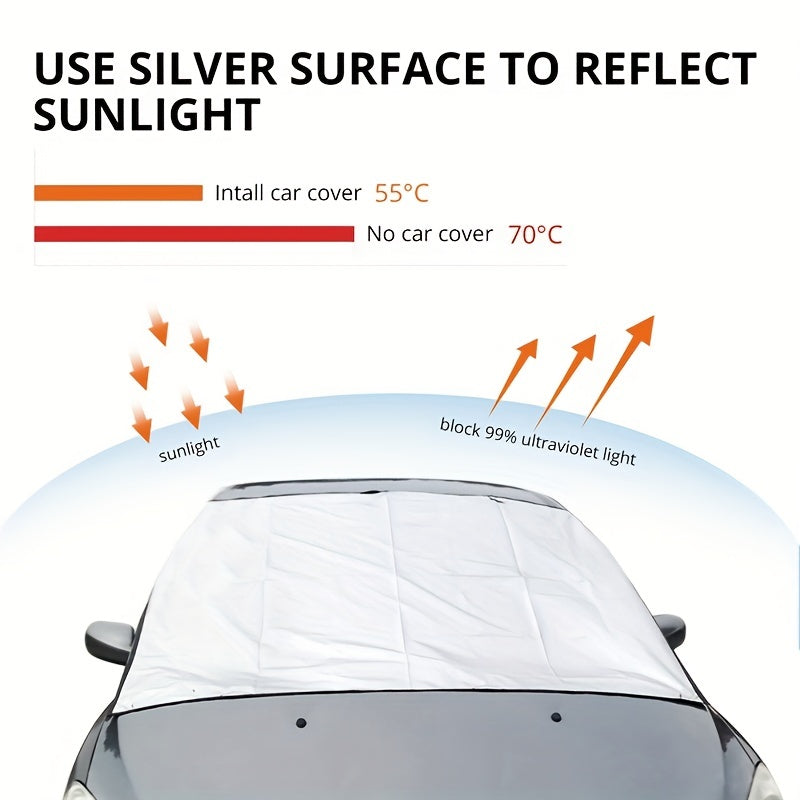 Foldable Car Windshield Cover Snow Shield Sunshade