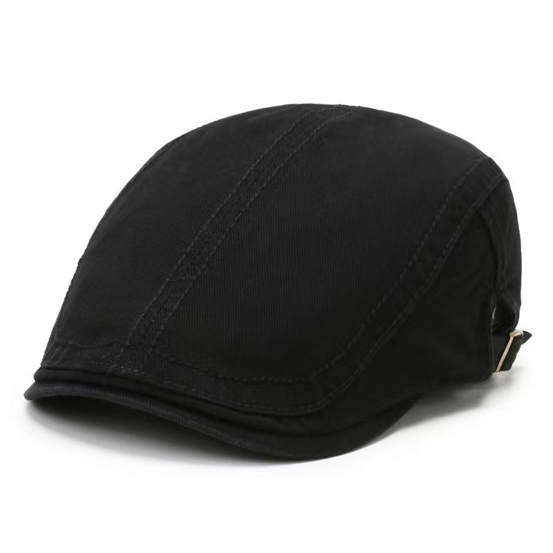 Casual Classic Retro Couple Hat Streetwear Solid Unisex