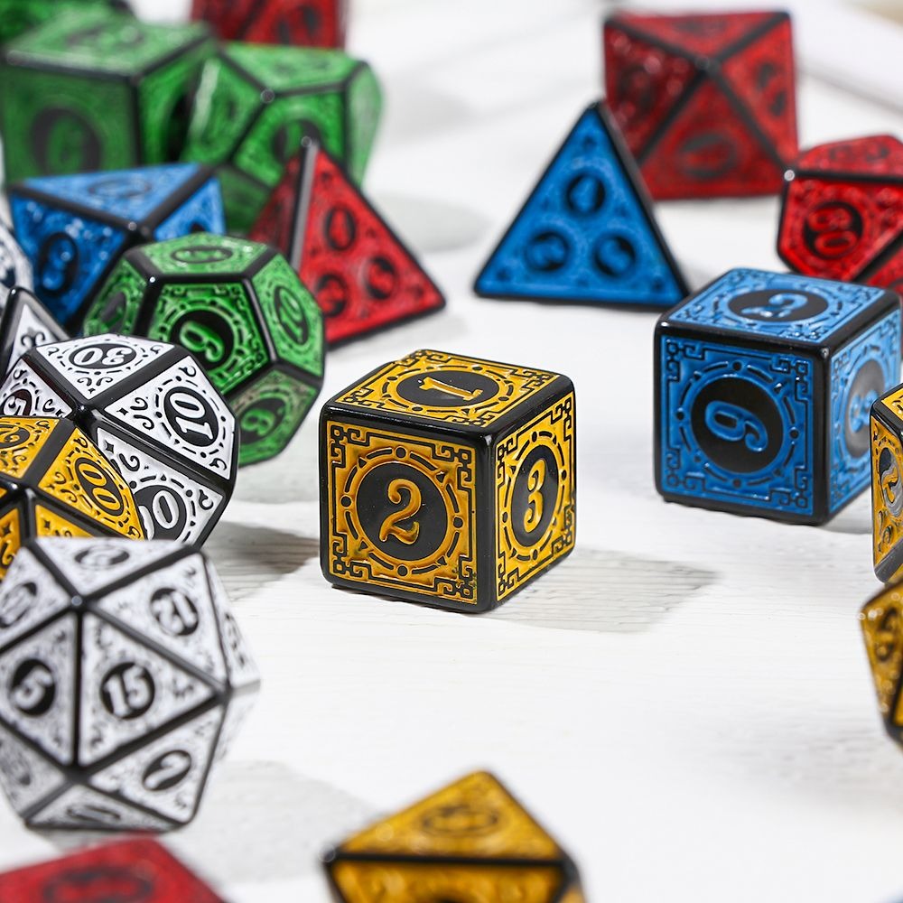 35pcs 5 Sided Dice Set Board Games Solitaire Precision Style