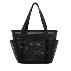 Mesh Shower Caddy Portable Shower Basket Quick Dry Hanging Shower Bag