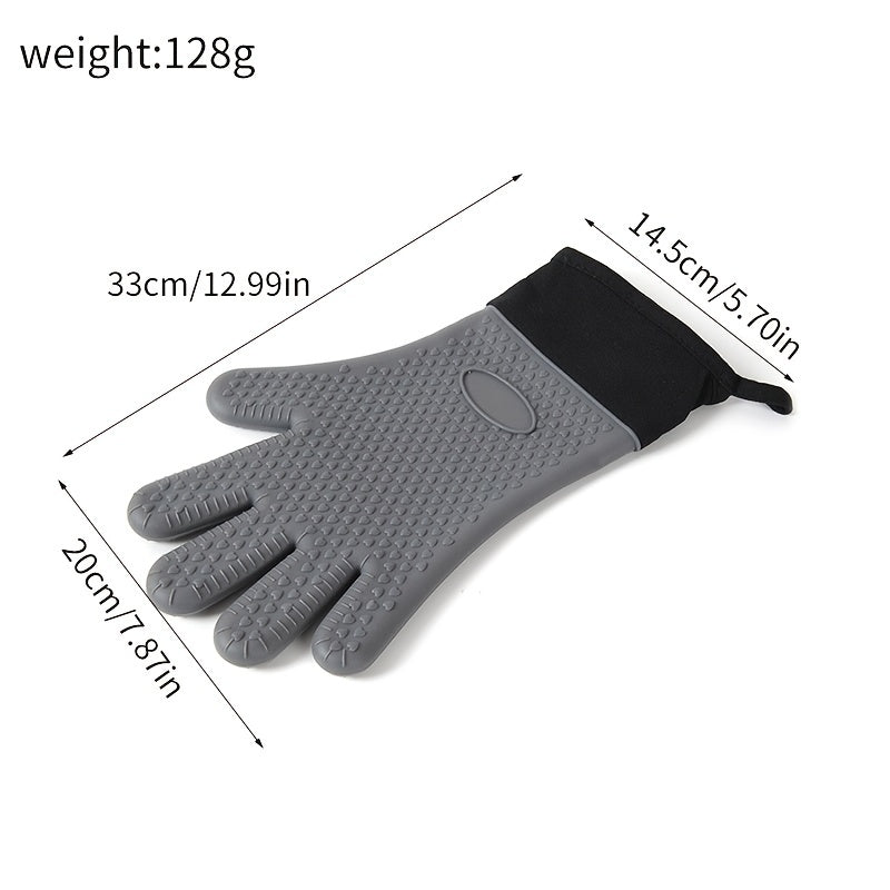 Heat Resistant Grilling Gloves with Non Slip Protection