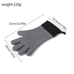Heat Resistant Grilling Gloves with Non Slip Protection