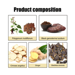 Polygonum Multiflorum Hair Shampoo Control Moisturizing Softening