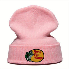 Kids Fish Pattern Knit Beanie Hat for Winter Ski Outdoor Travel
