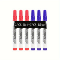 Waterproof Red Marker Pen Large Head Quick Dry for Writing Drawing