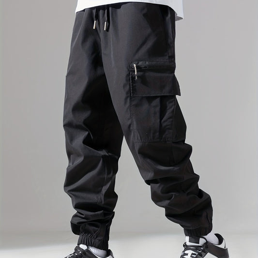 Men s Cargo Pants with Drawstring Waist